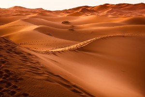 Tocaba dar la de arena y... ¡ale, chavales, a peregrinar por el desierto!
